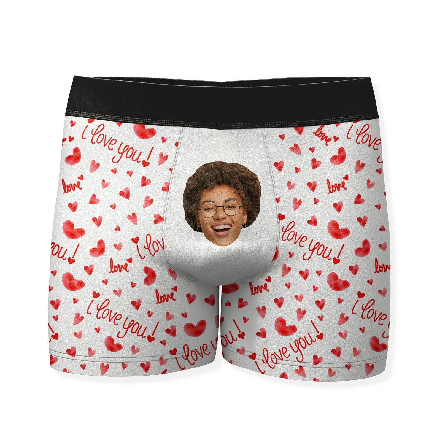 I Love You Face Boxers sold by Super Socks product image thumbnail 5