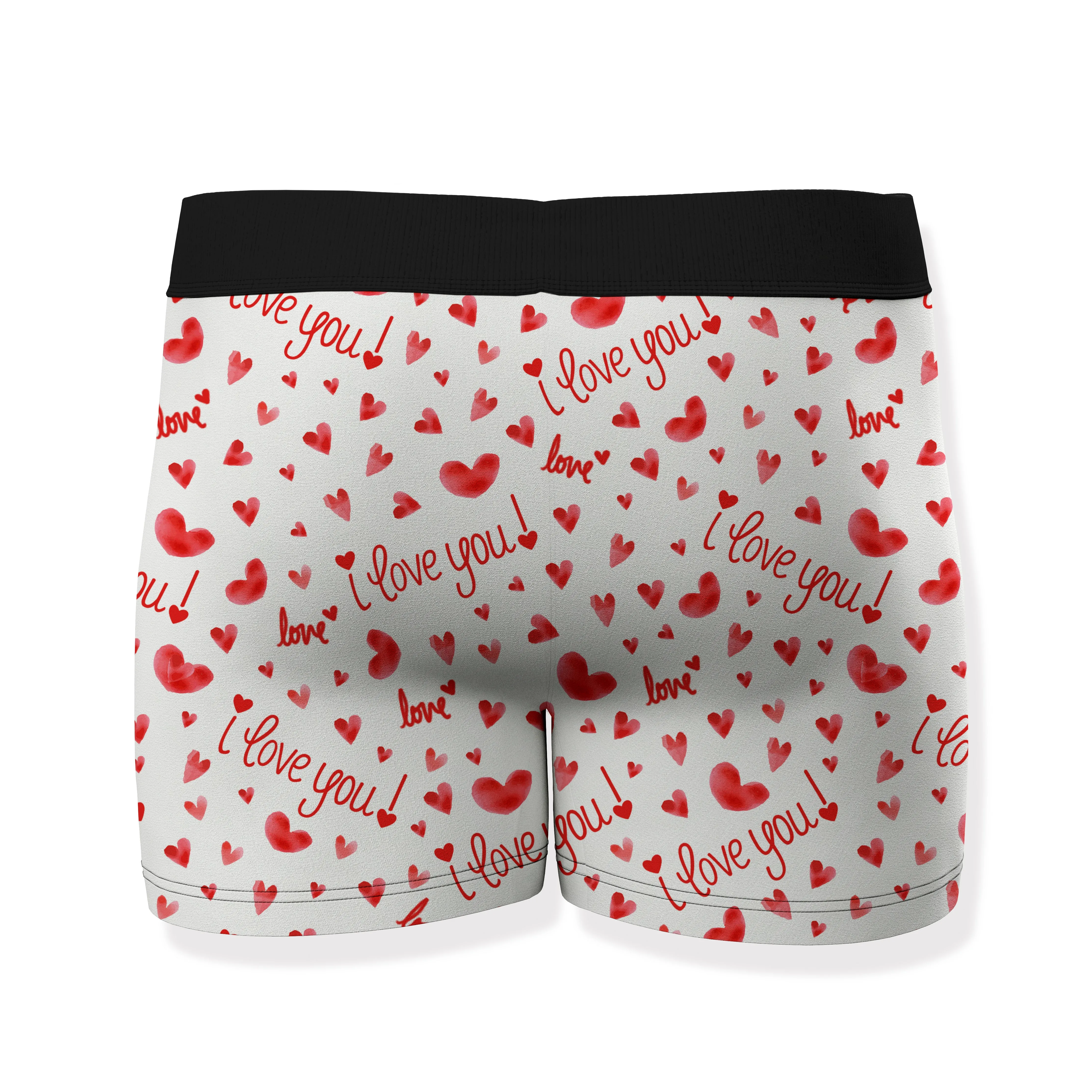 I Love You Face Boxers sold by Super Socks product image thumbnail 4