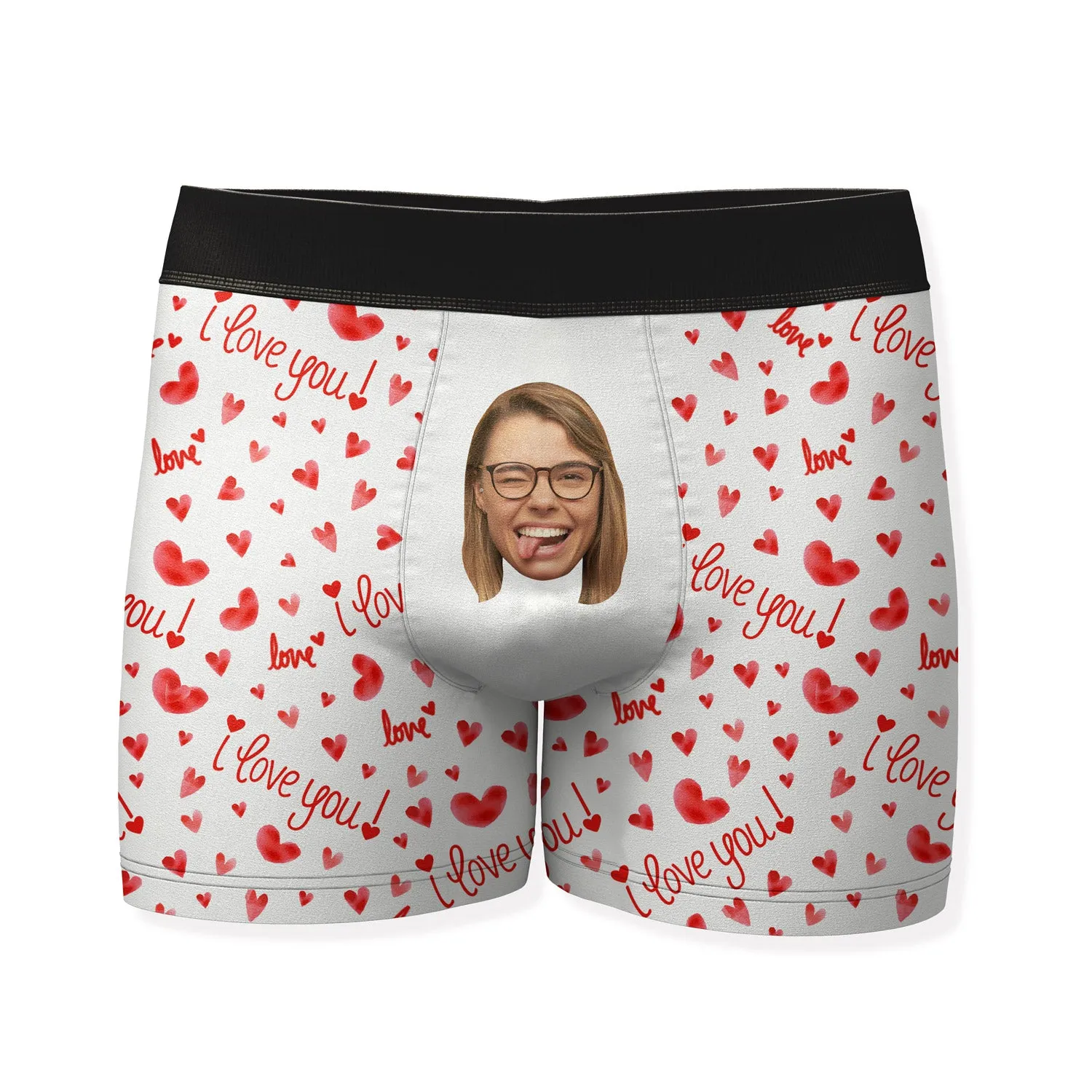 I Love You Face Boxers sold by Super Socks