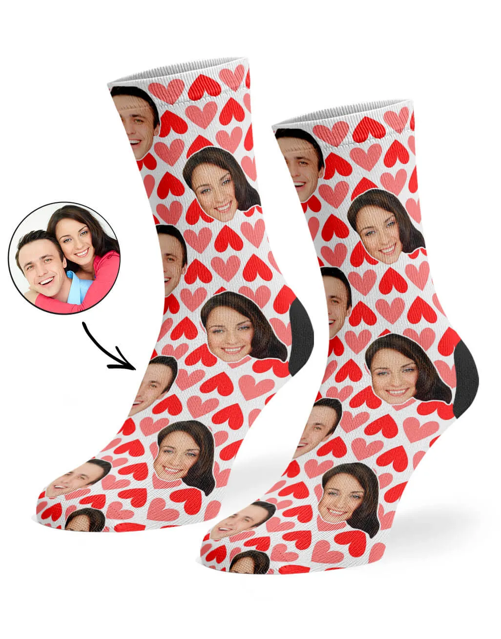 Hearts Socks sold by Super Socks product image thumbnail 3