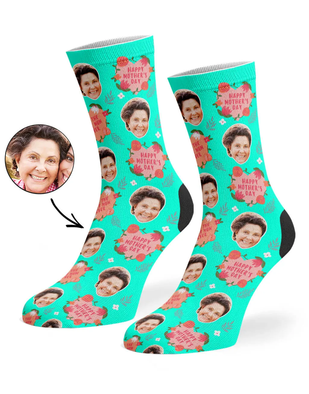 Happy Mother's Day Socks sold by Super Socks product image thumbnail 3