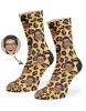 Leopard Print Face Socks sold by Super Socks