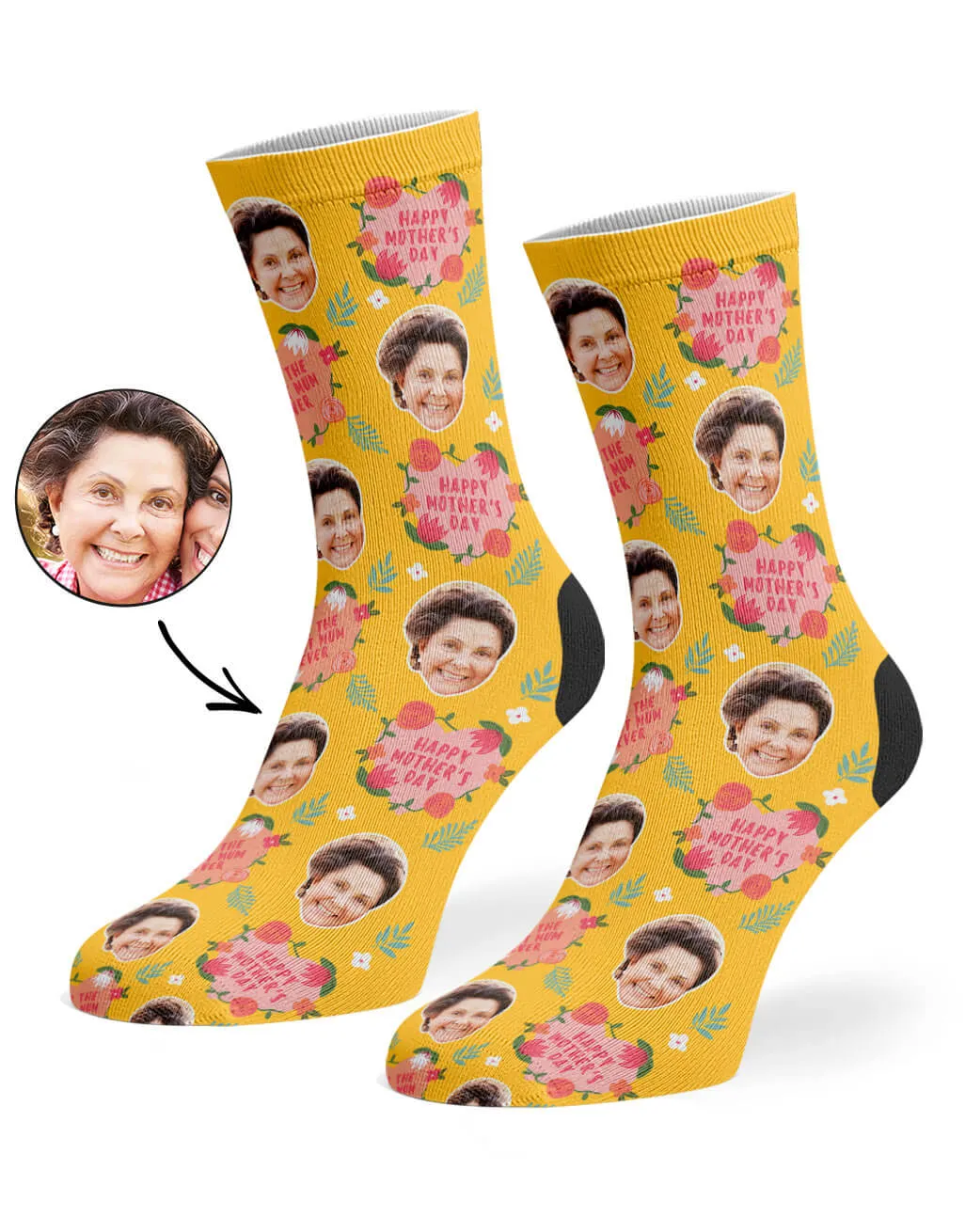 Happy Mother's Day Socks sold by Super Socks product image thumbnail 4
