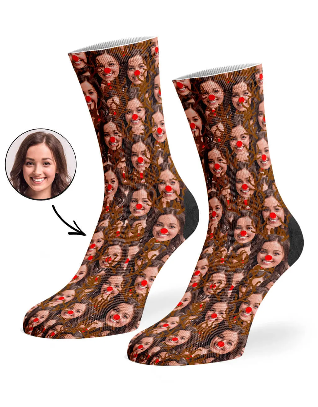 Reindeer Mash Socks sold by Super Socks product image thumbnail 2