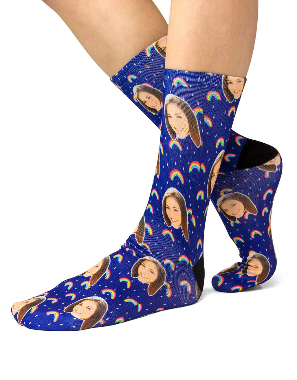 Rainbow Face Socks sold by Super Socks