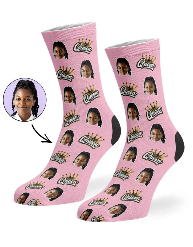 Queen Face Socks sold by Super Socks