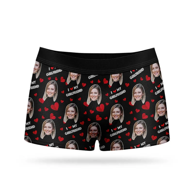I Love My Girlfriend Boxers sold by Super Socks product image thumbnail 3