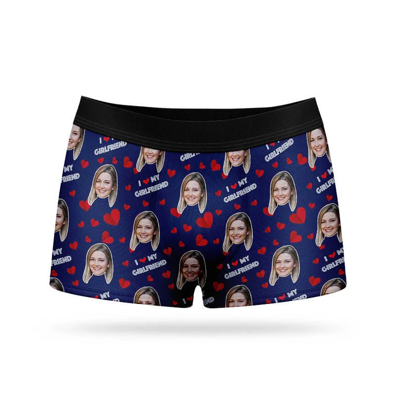 I Love My Girlfriend Boxers sold by Super Socks product image thumbnail 4