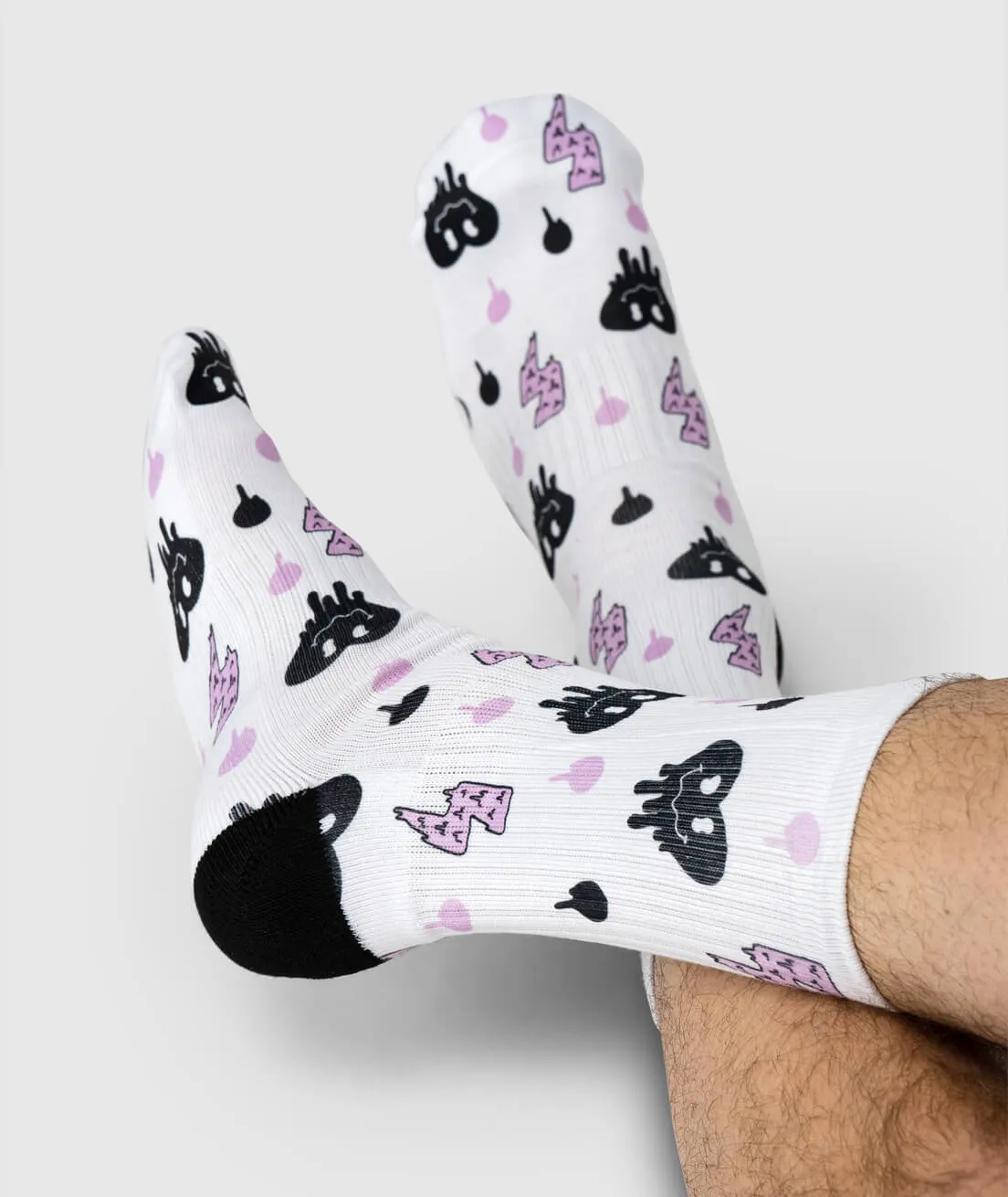 Melting Hearts & Bolts Socks sold by Super Socks product image thumbnail 2