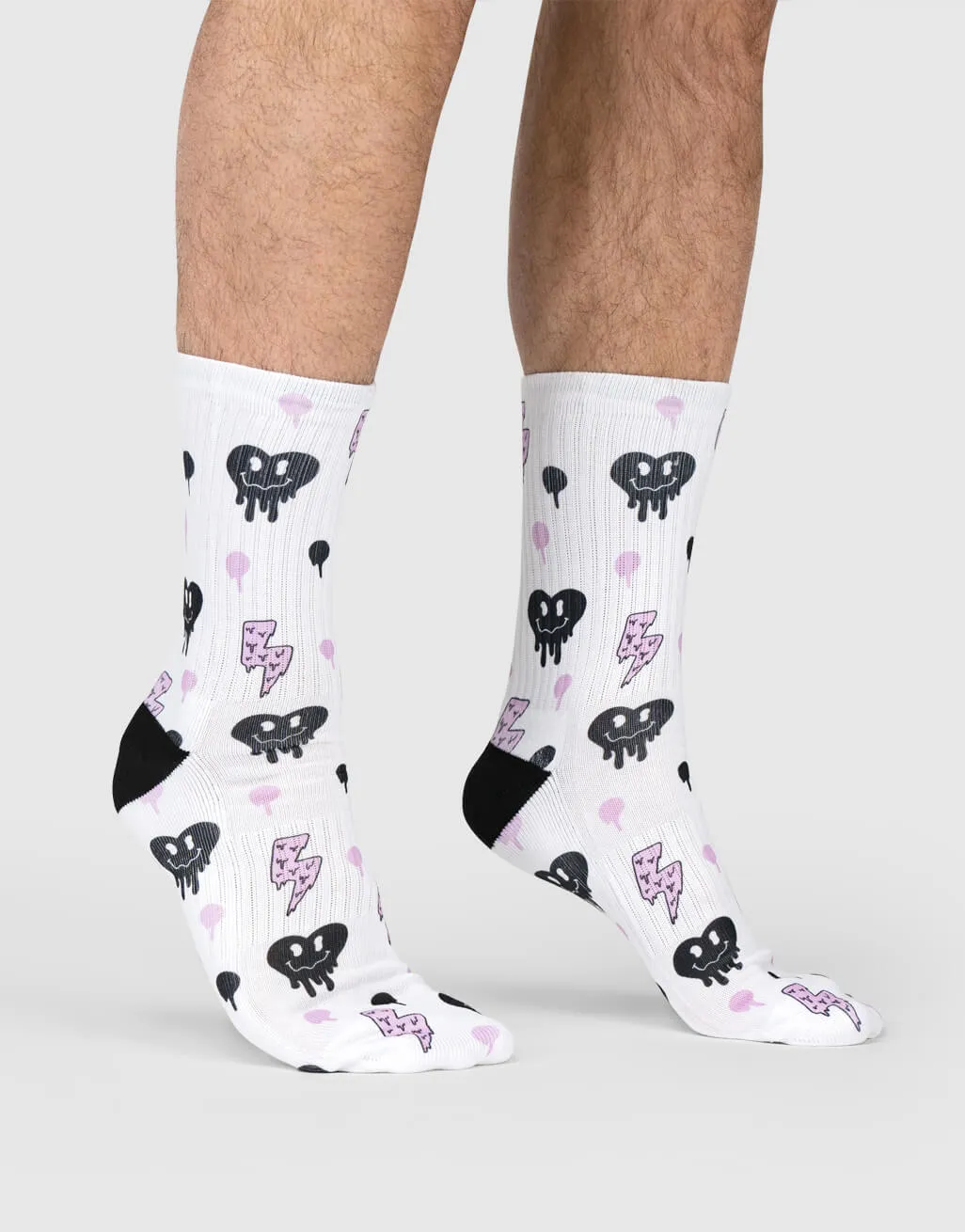 Melting Hearts & Bolts Socks sold by Super Socks product image thumbnail 4