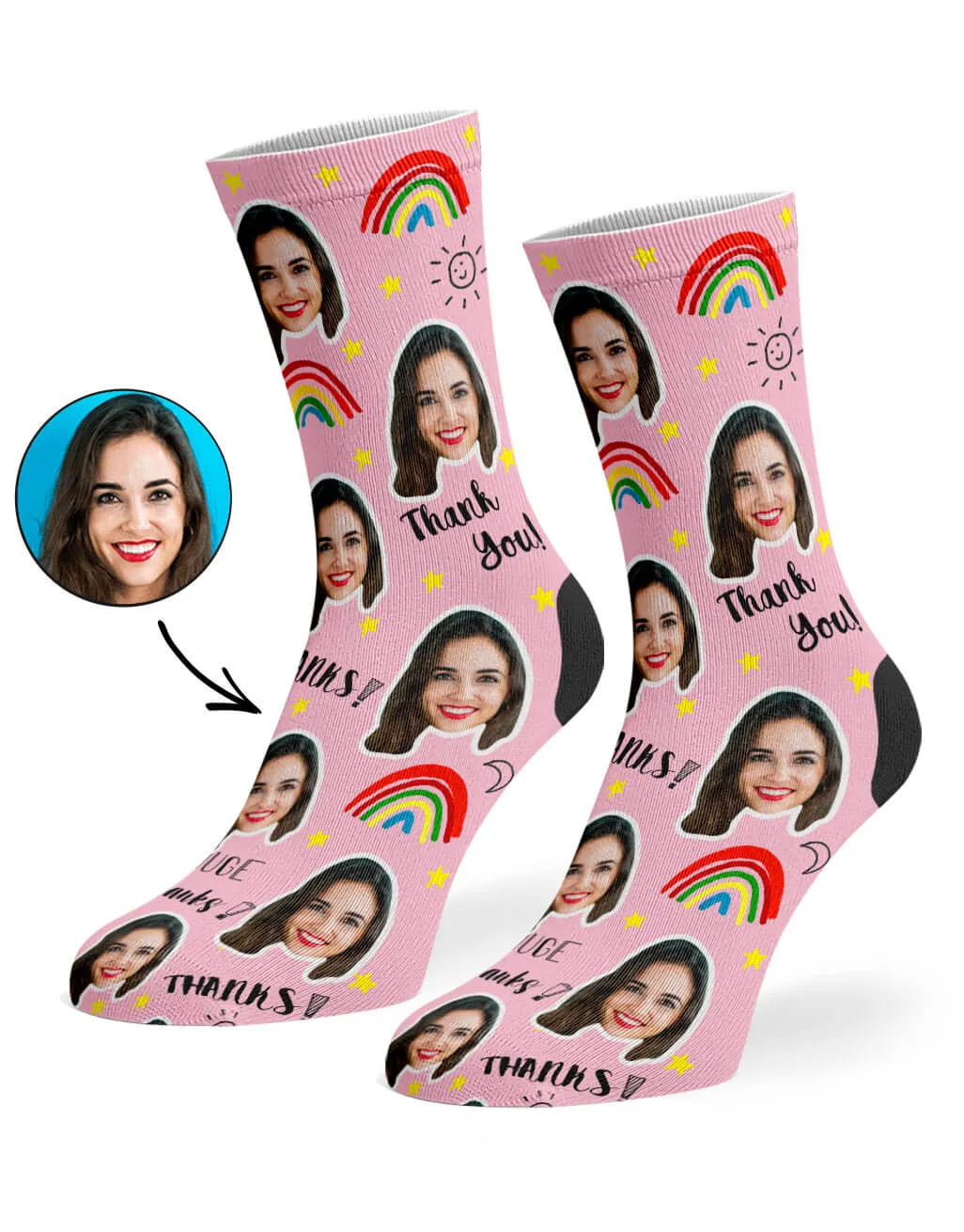 Thank You Socks sold by Super Socks product image thumbnail 2