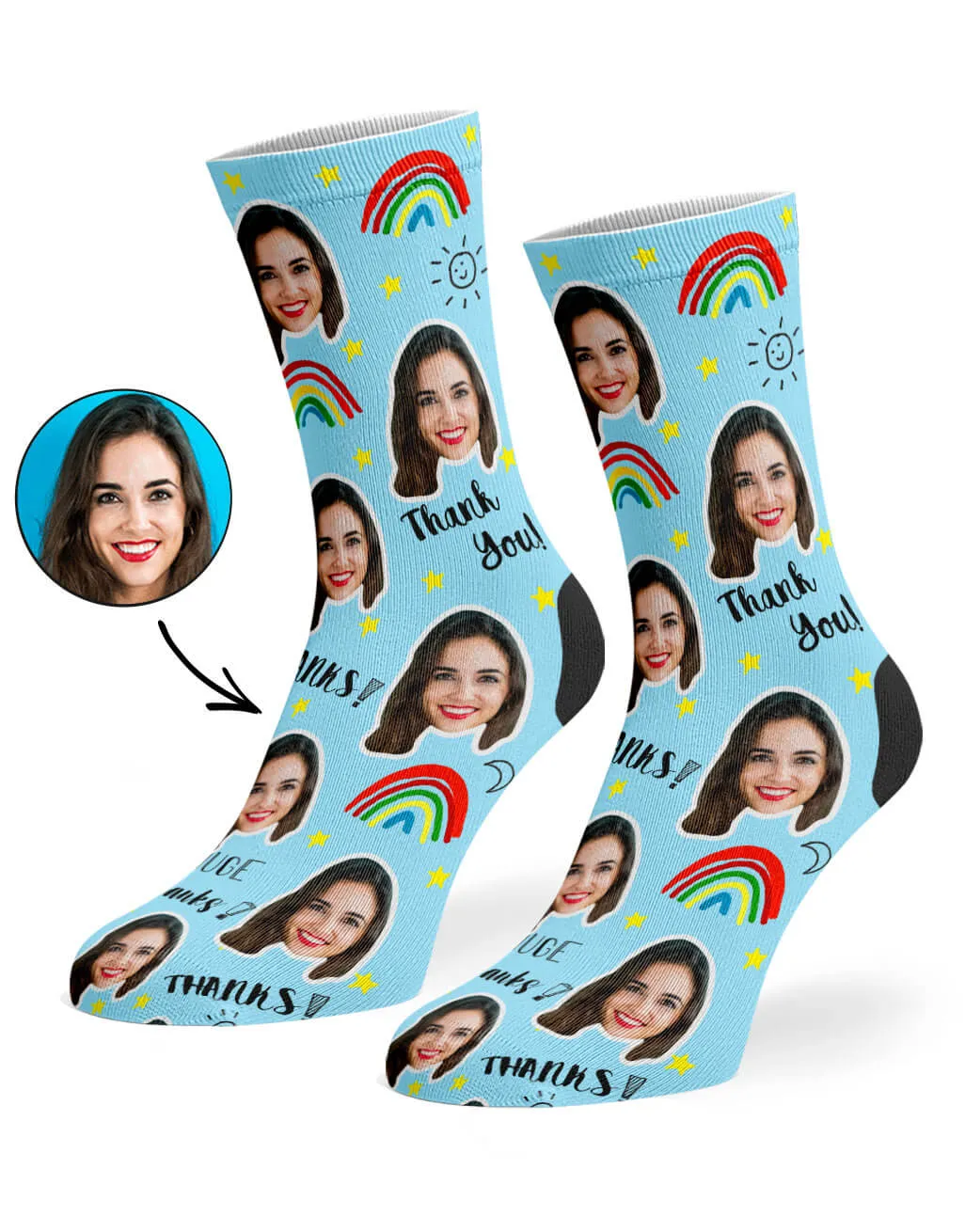 Thank You Socks sold by Super Socks product image thumbnail 5