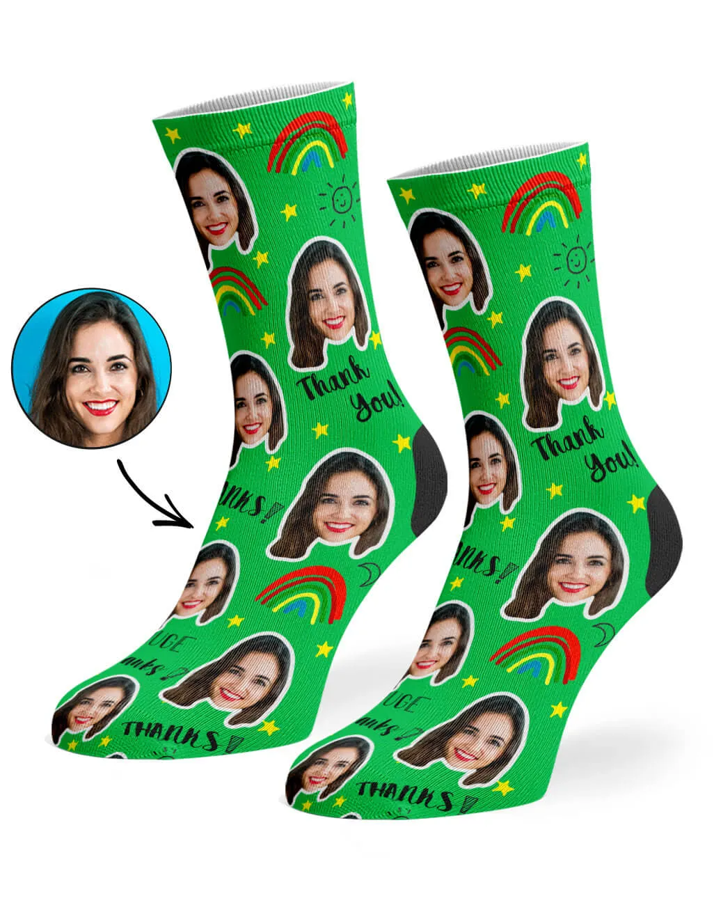 Thank You Socks sold by Super Socks product image thumbnail 4