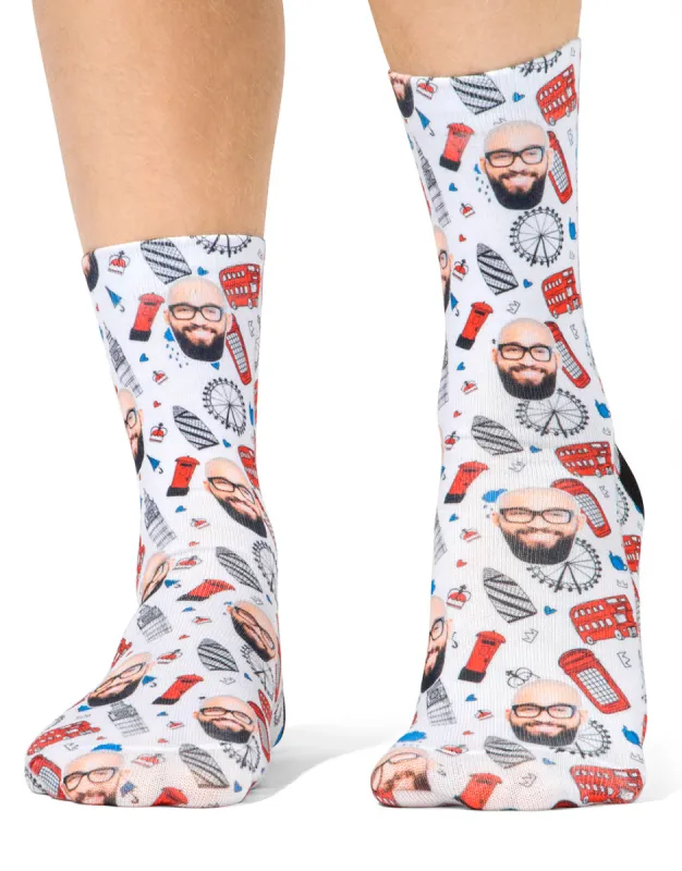London Print Socks sold by Super Socks