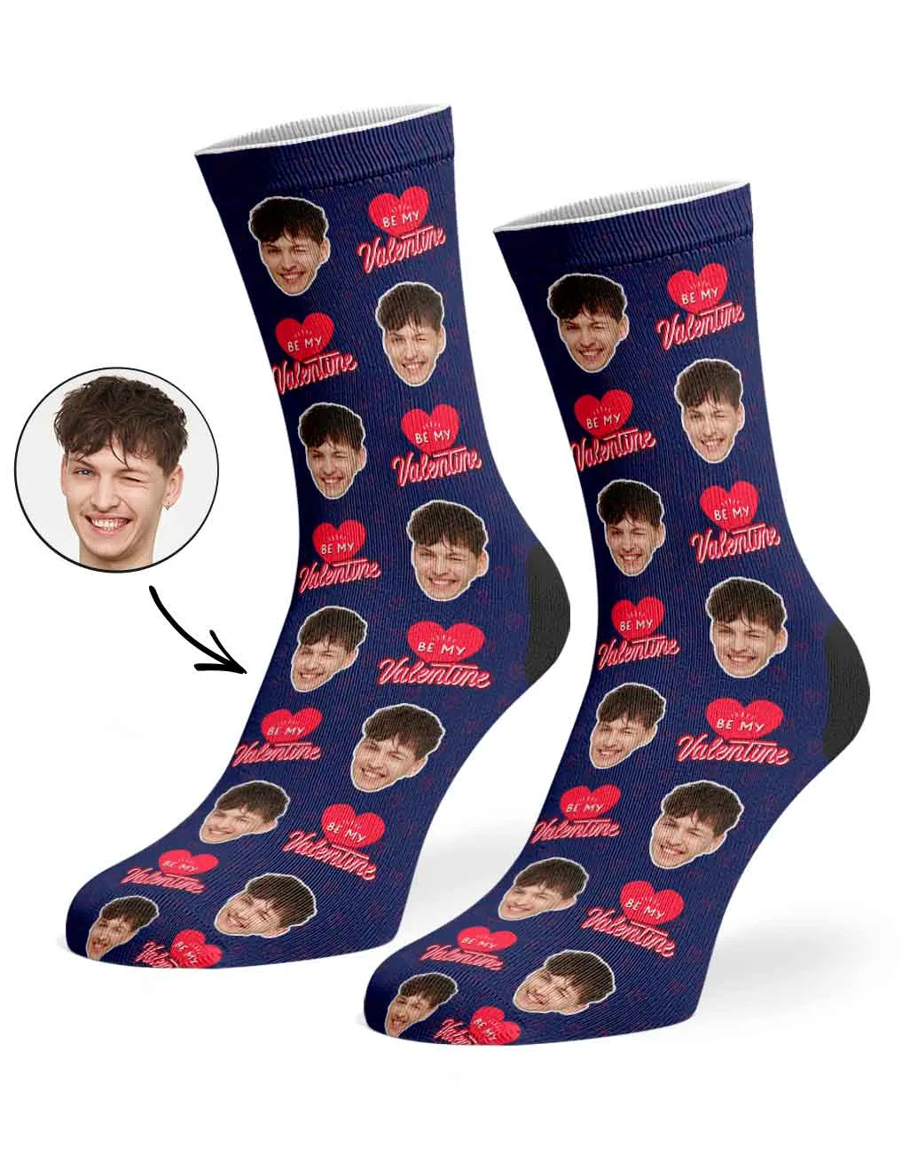 Be My Valentine Socks sold by Super Socks product image thumbnail 2