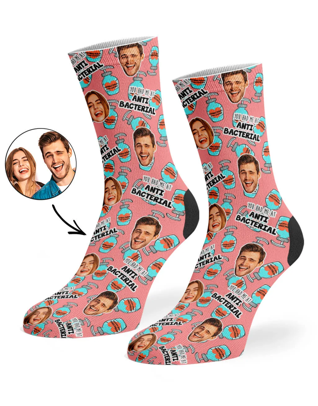 You Had Me At Antibacterial Socks sold by Super Socks product image thumbnail 2