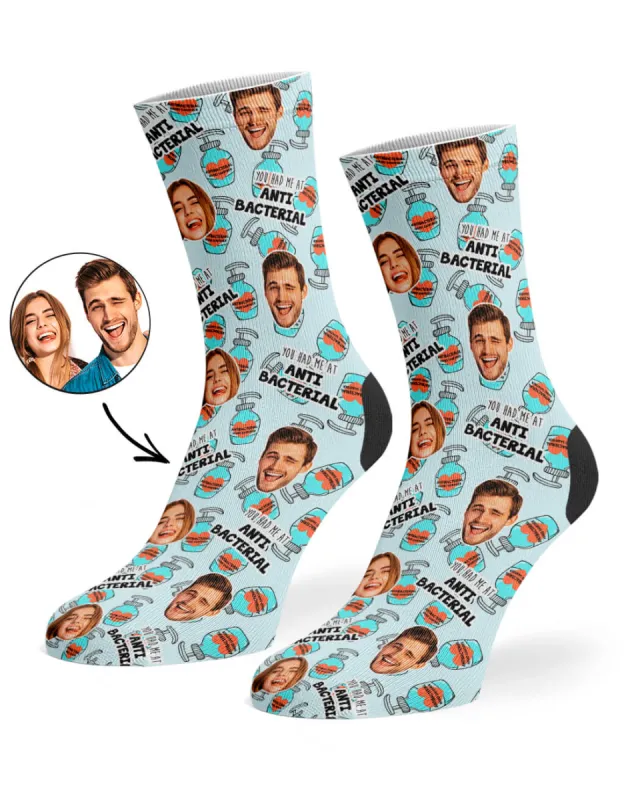 You Had Me At Antibacterial Socks sold by Super Socks
