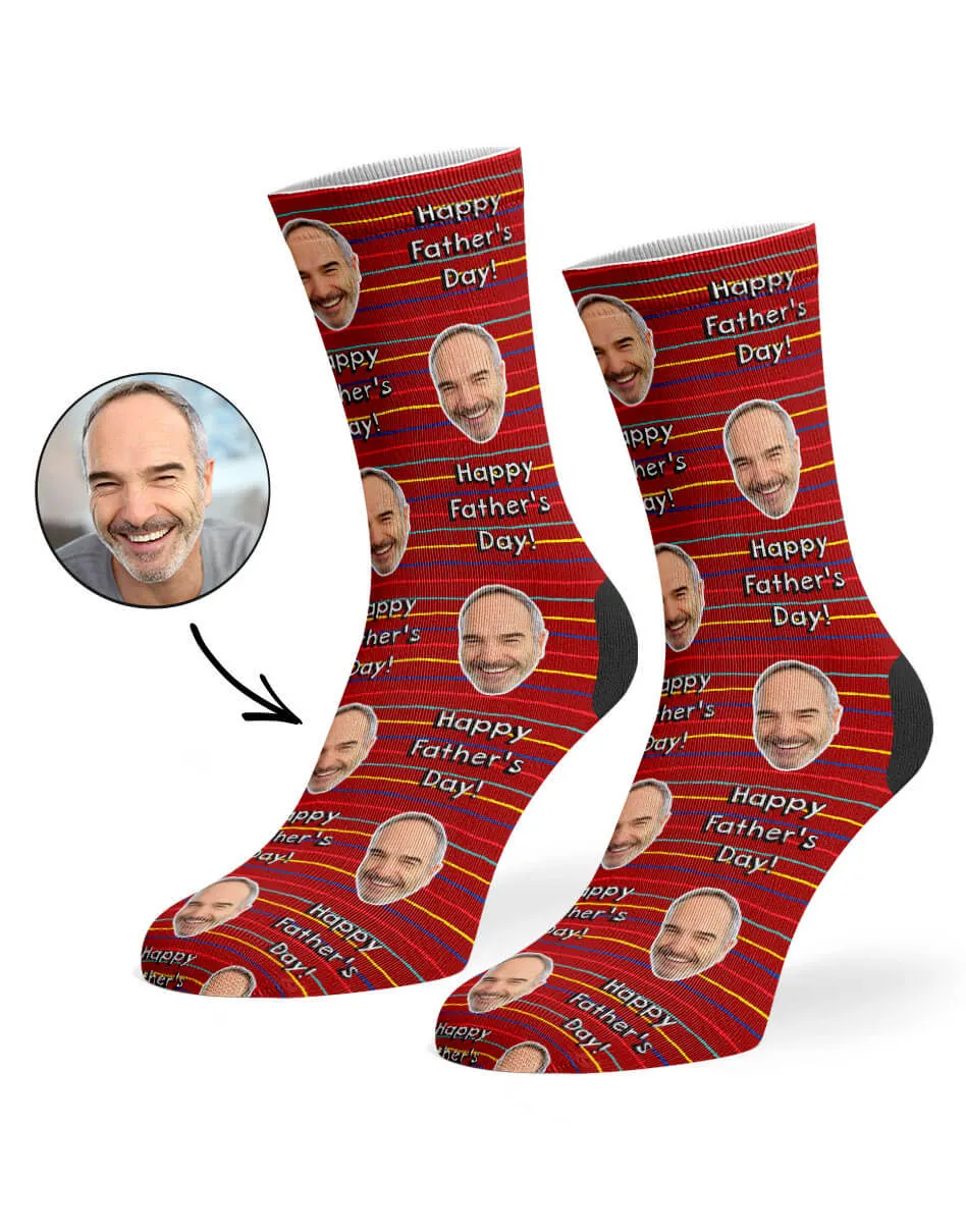Striped Father's Day Socks sold by Super Socks product image thumbnail 5
