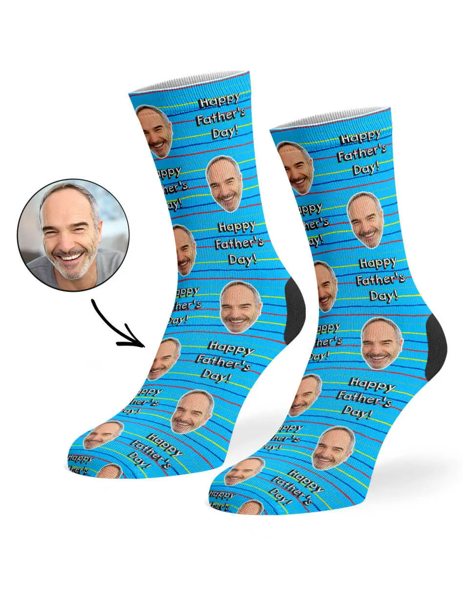 Striped Father's Day Socks sold by Super Socks product image thumbnail 4