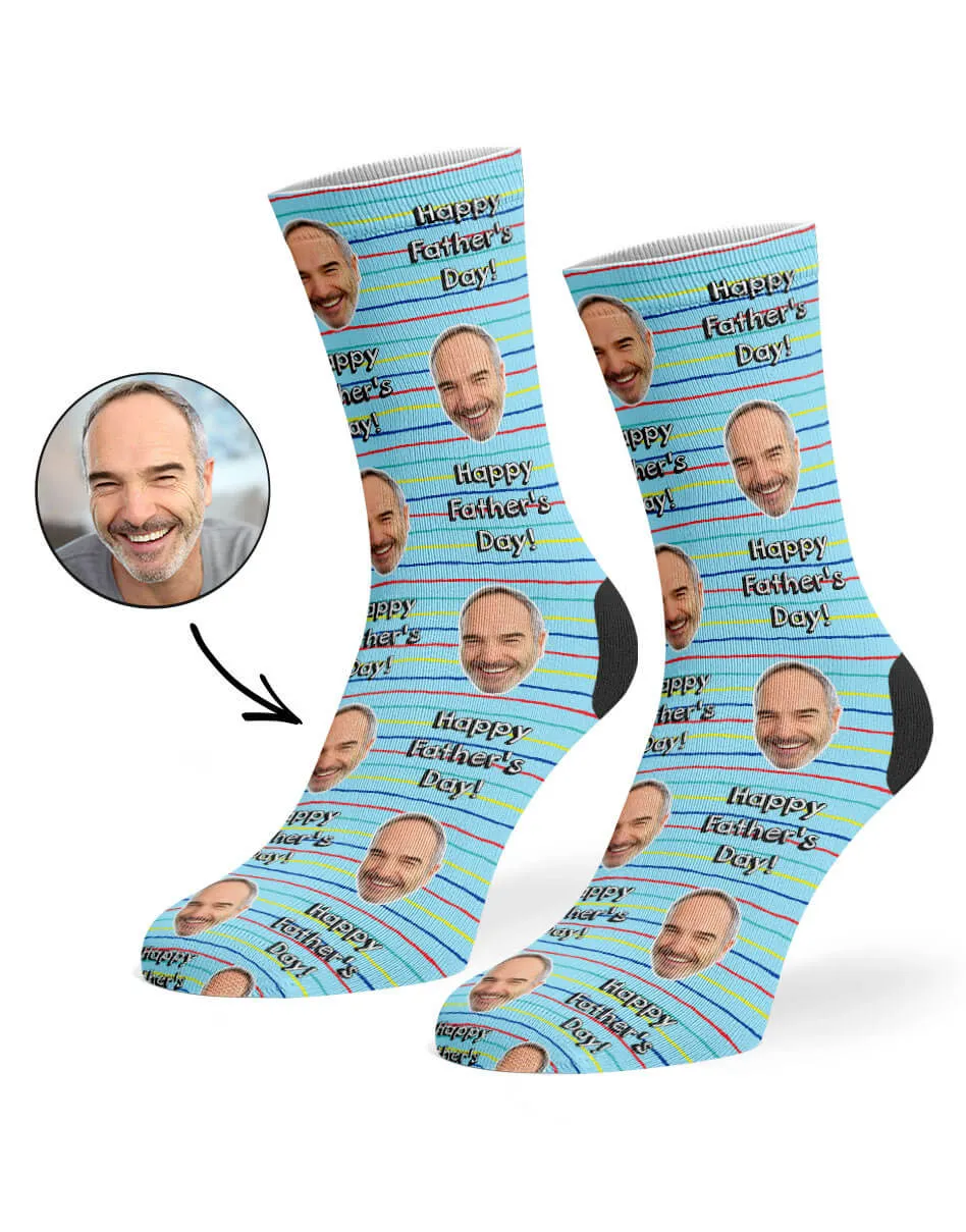 Striped Father's Day Socks sold by Super Socks product image thumbnail 2