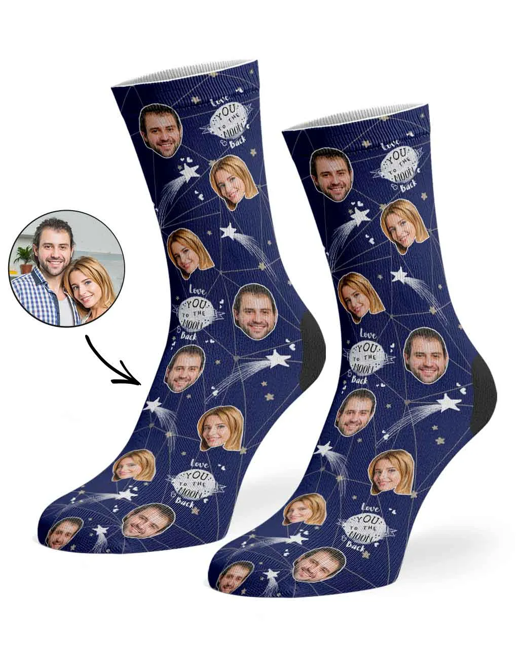 Moon & Back Socks sold by Super Socks product image thumbnail 3