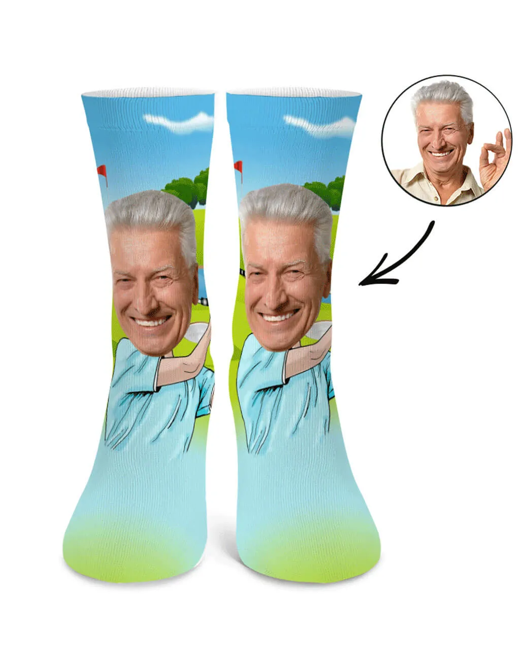 Golfer Socks sold by Super Socks product image thumbnail 2