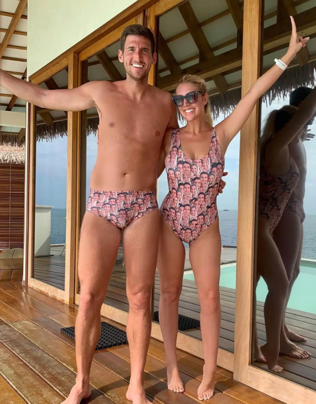 Couple Mash Swimming Trunks sold by Super Socks product image thumbnail 2