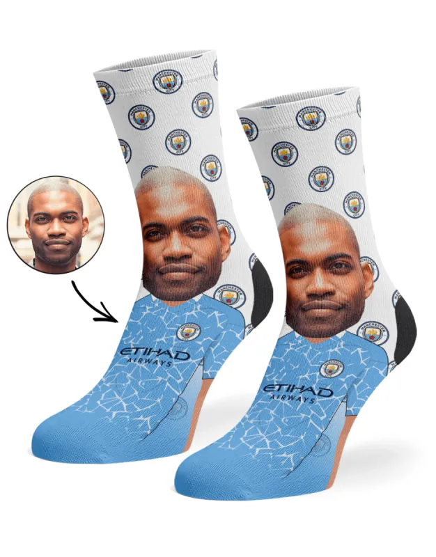 Man City Fan Socks sold by Super Socks
