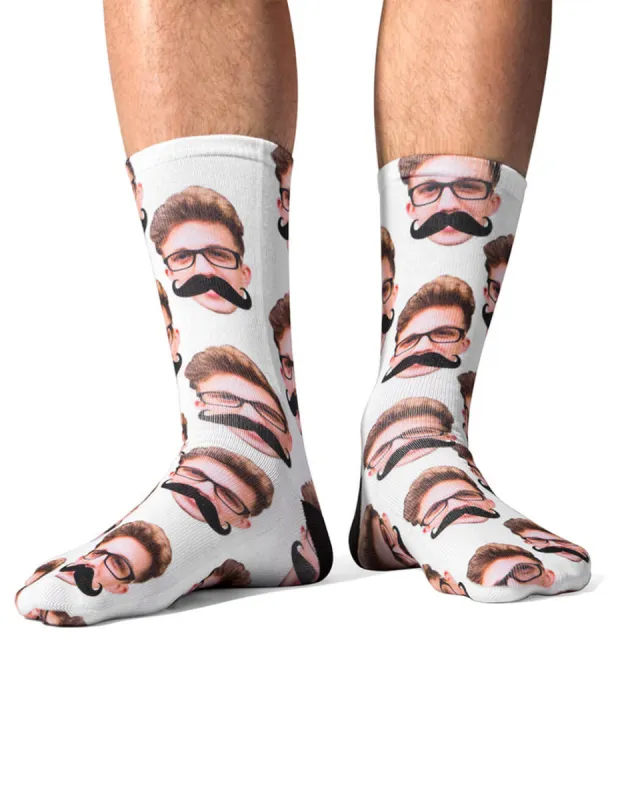 Moustache Me Socks sold by Super Socks