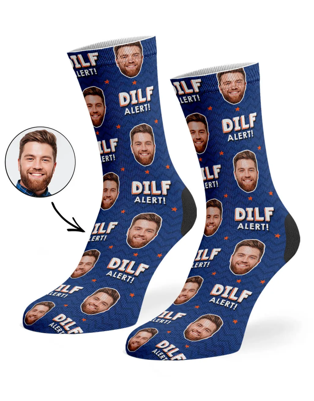 Dilf Alert Socks sold by Super Socks product image thumbnail 2