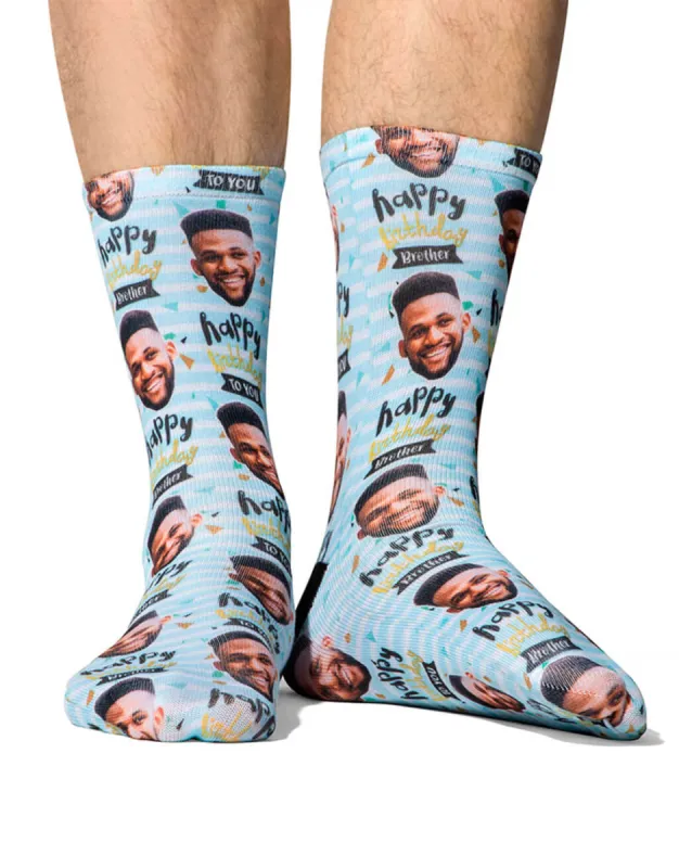 Happy Birthday Brother Socks sold by Super Socks