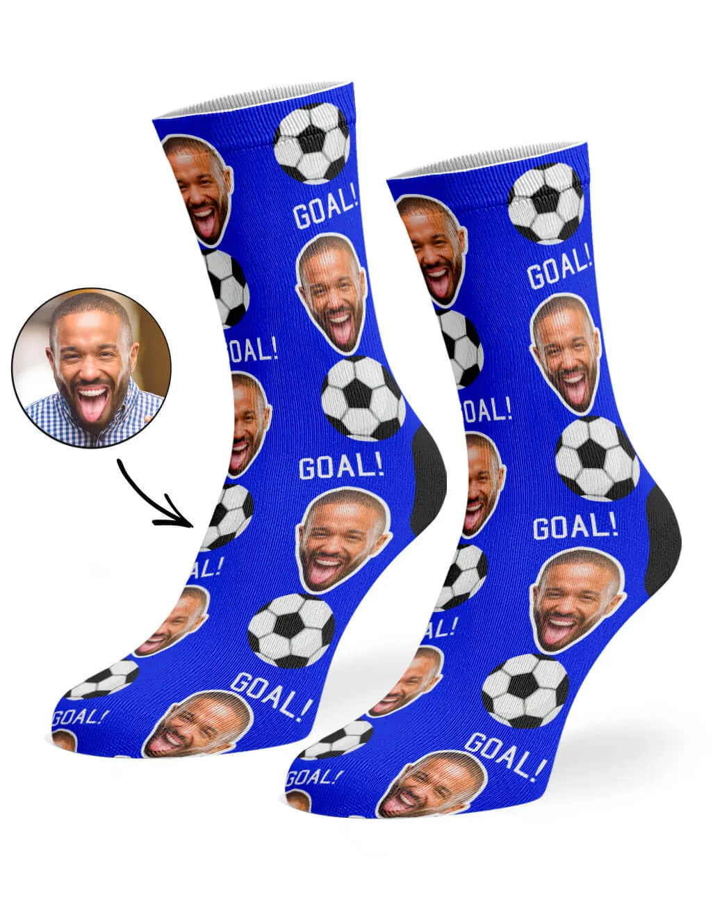 Footy Face Socks sold by Super Socks product image thumbnail 4
