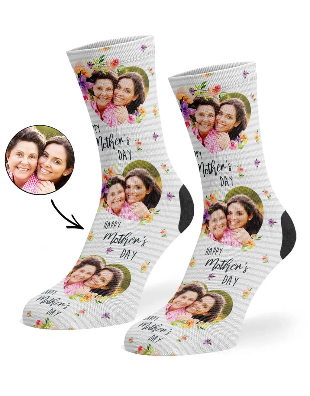 Mother's Day Photo Socks sold by Super Socks product image thumbnail 2