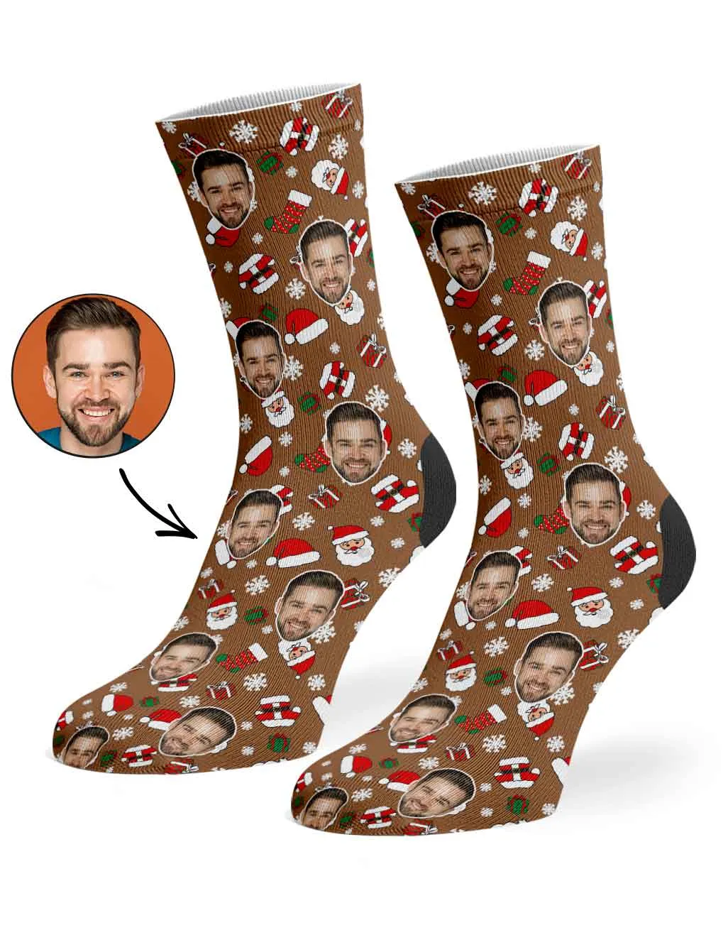 Santa Me Socks sold by Super Socks product image thumbnail 3