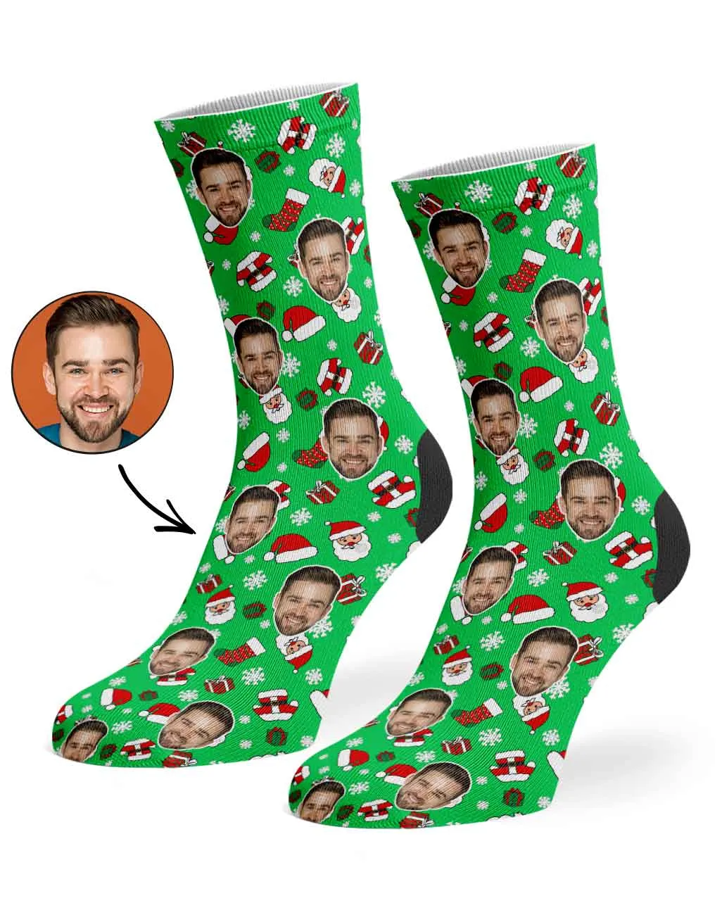 Santa Me Socks sold by Super Socks product image thumbnail 4