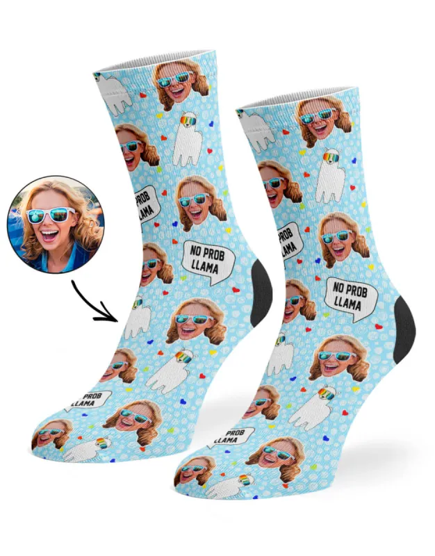 No Prob-Llama Socks sold by Super Socks