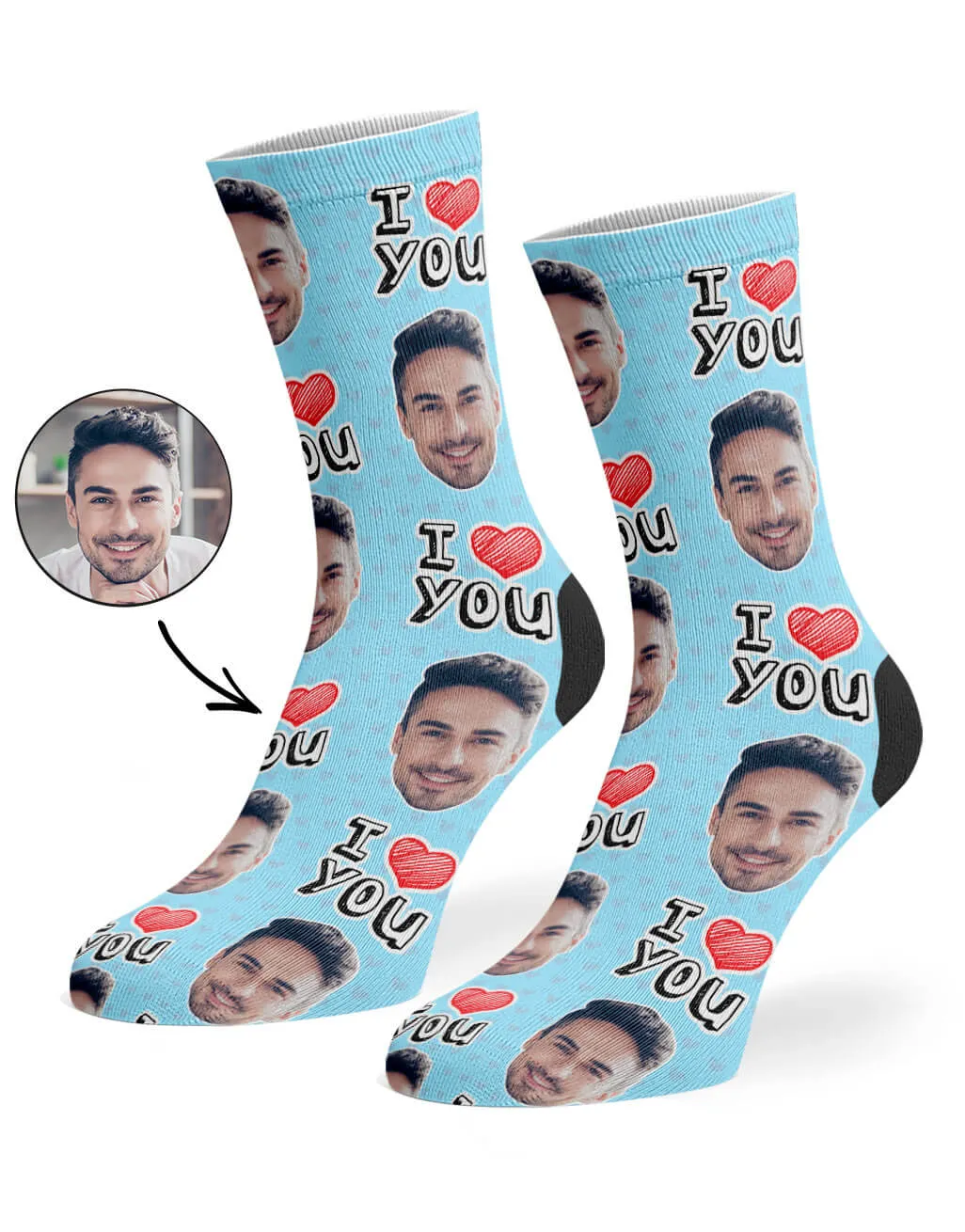 I Heart You Socks sold by Super Socks product image thumbnail 2