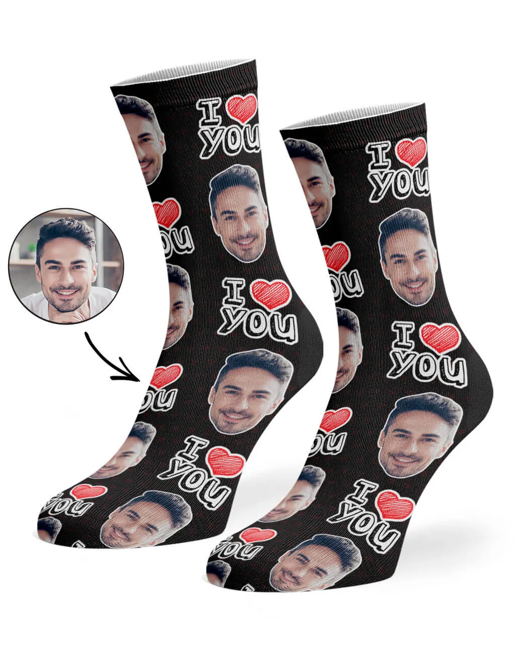 I Heart You Socks sold by Super Socks product image thumbnail 4