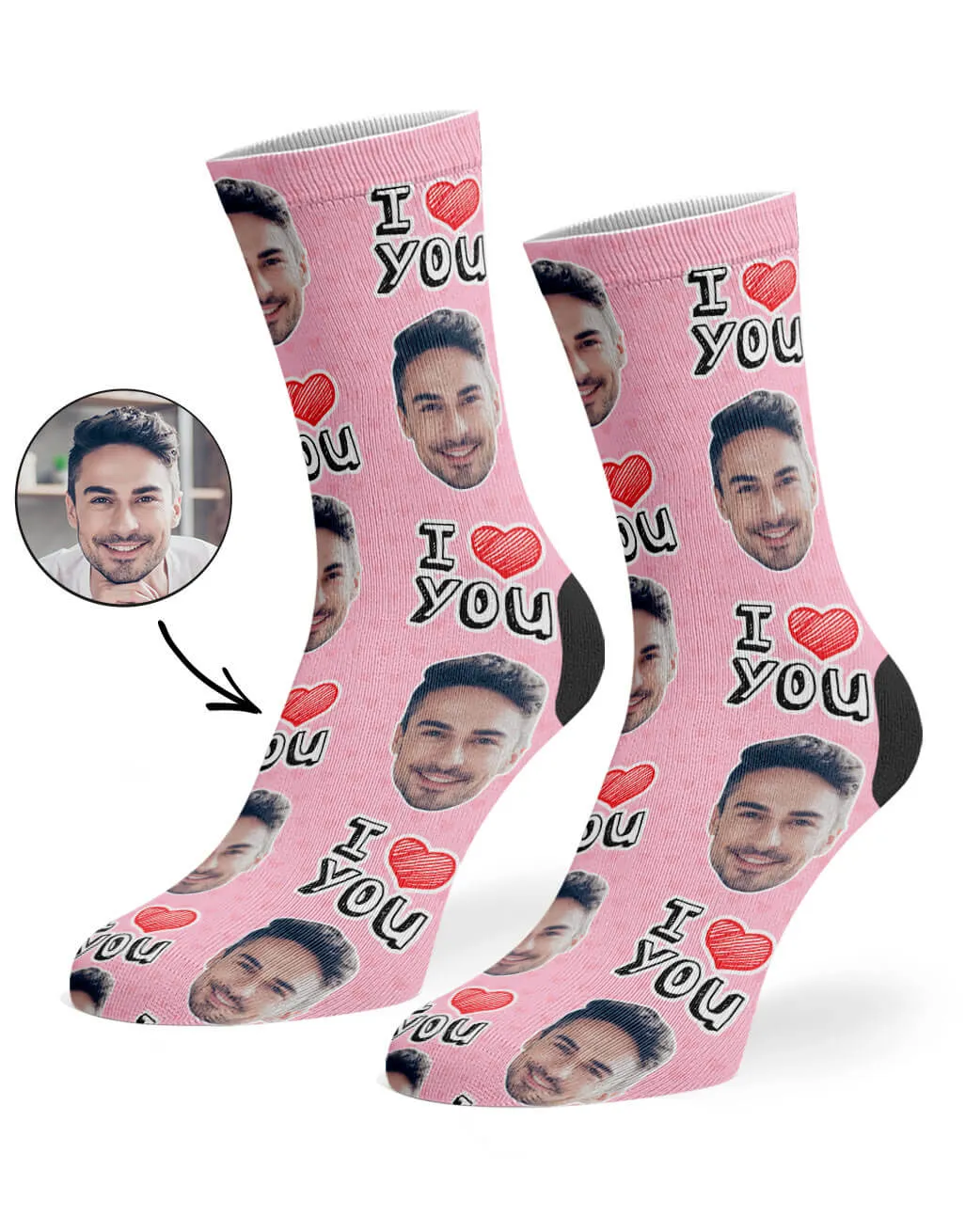 I Heart You Socks sold by Super Socks product image thumbnail 3