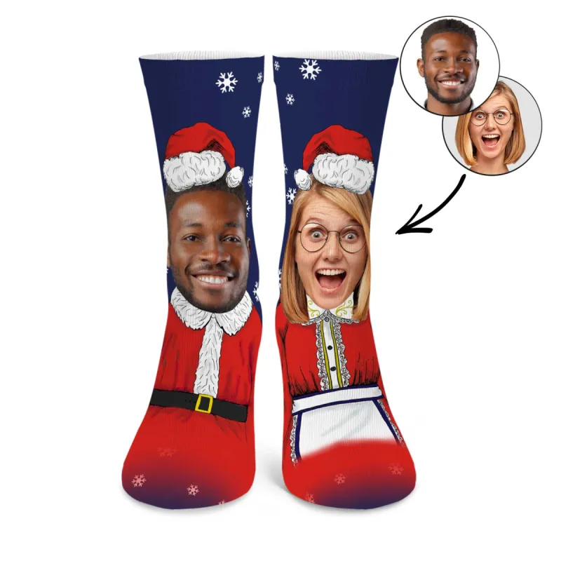Mr & Mrs Claus Socks sold by Super Socks