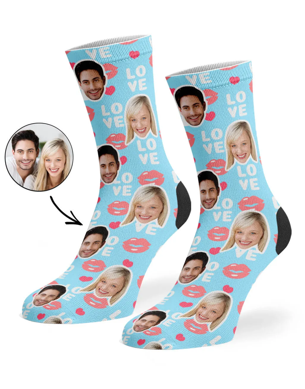 Love Lips Socks sold by Super Socks product image thumbnail 3