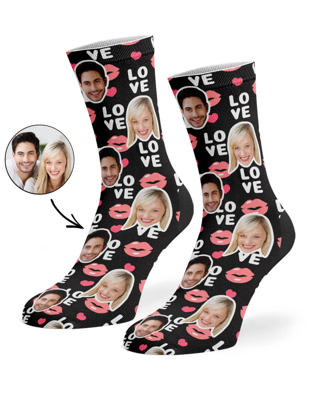 Love Lips Socks sold by Super Socks product image thumbnail 2