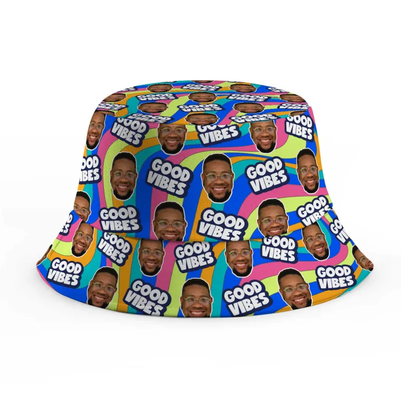 Good Vibes Custom Bucket Hat sold by Super Socks