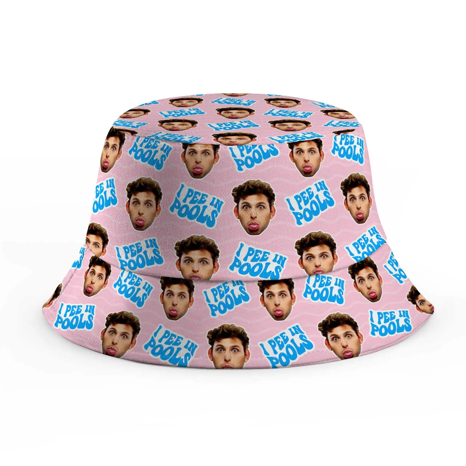 I Pee In Pools Custom Bucket Hat sold by Super Socks product image thumbnail 3