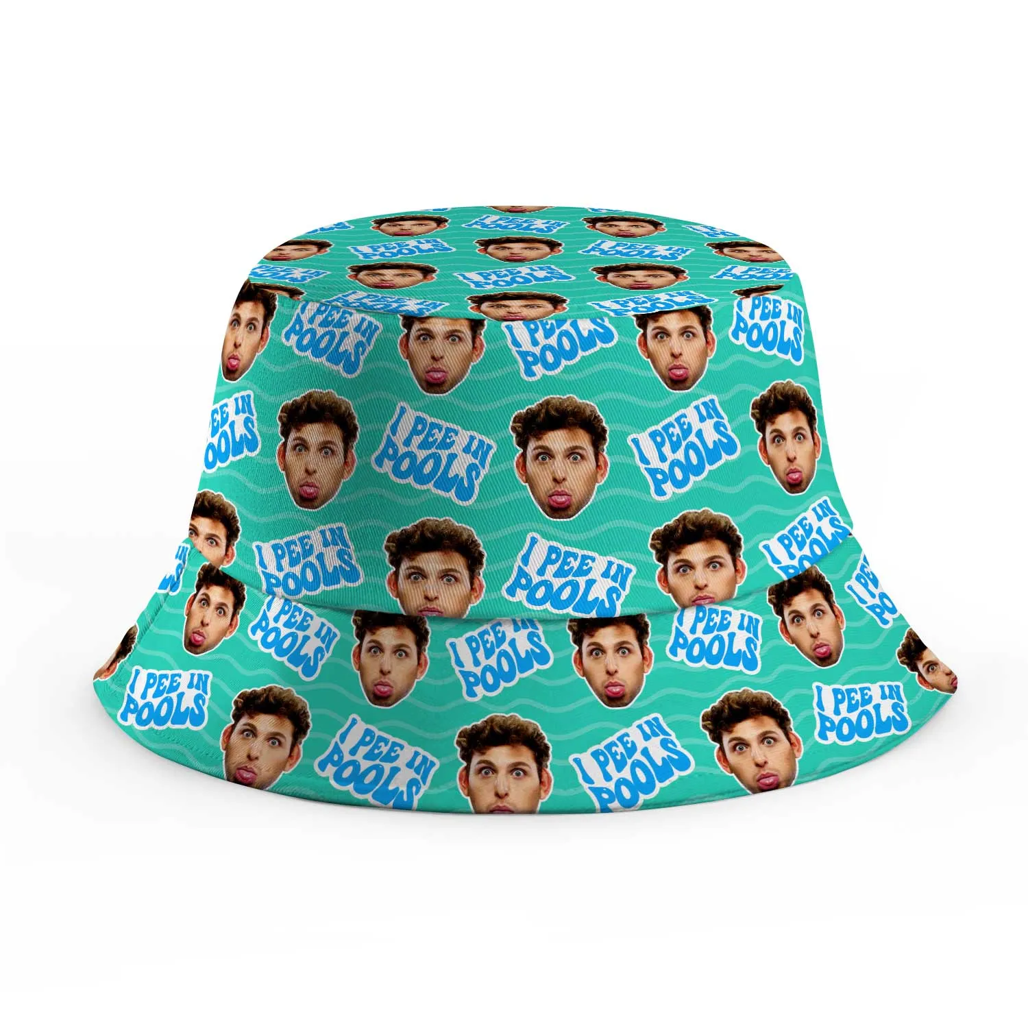 I Pee In Pools Custom Bucket Hat sold by Super Socks product image thumbnail 5