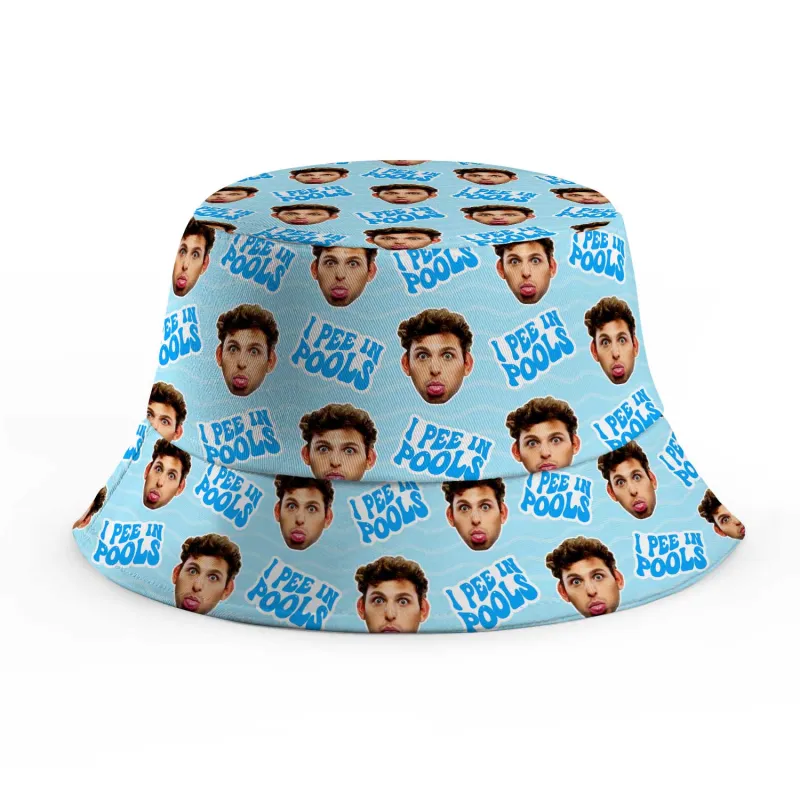 I Pee In Pools Custom Bucket Hat sold by Super Socks