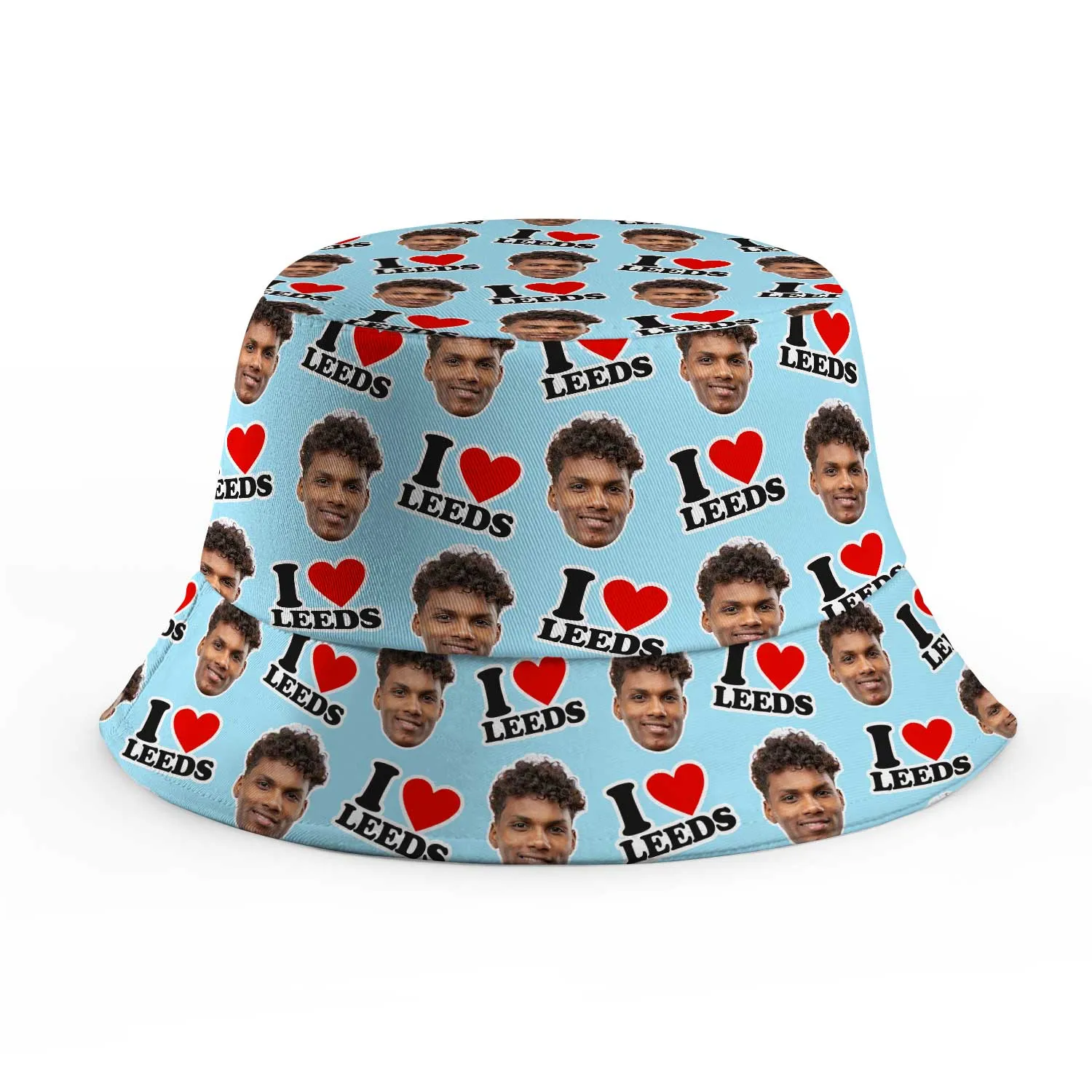 I Love Leeds Custom Bucket Hat sold by Super Socks product image thumbnail 3