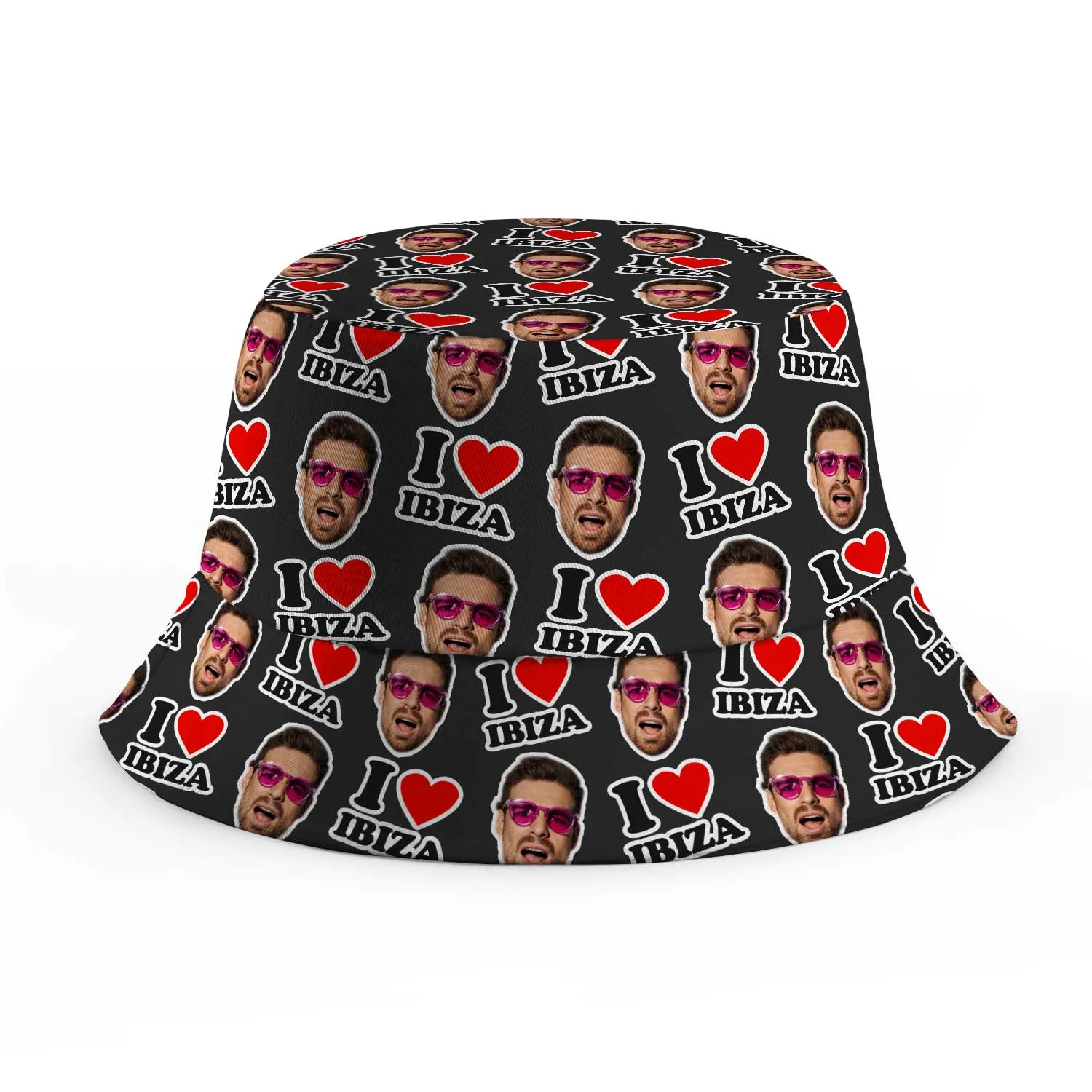 I Love Ibiza Custom Bucket Hat sold by Super Socks product image thumbnail 5