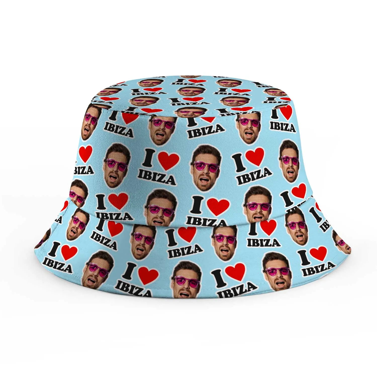 I Love Ibiza Custom Bucket Hat sold by Super Socks product image thumbnail 3