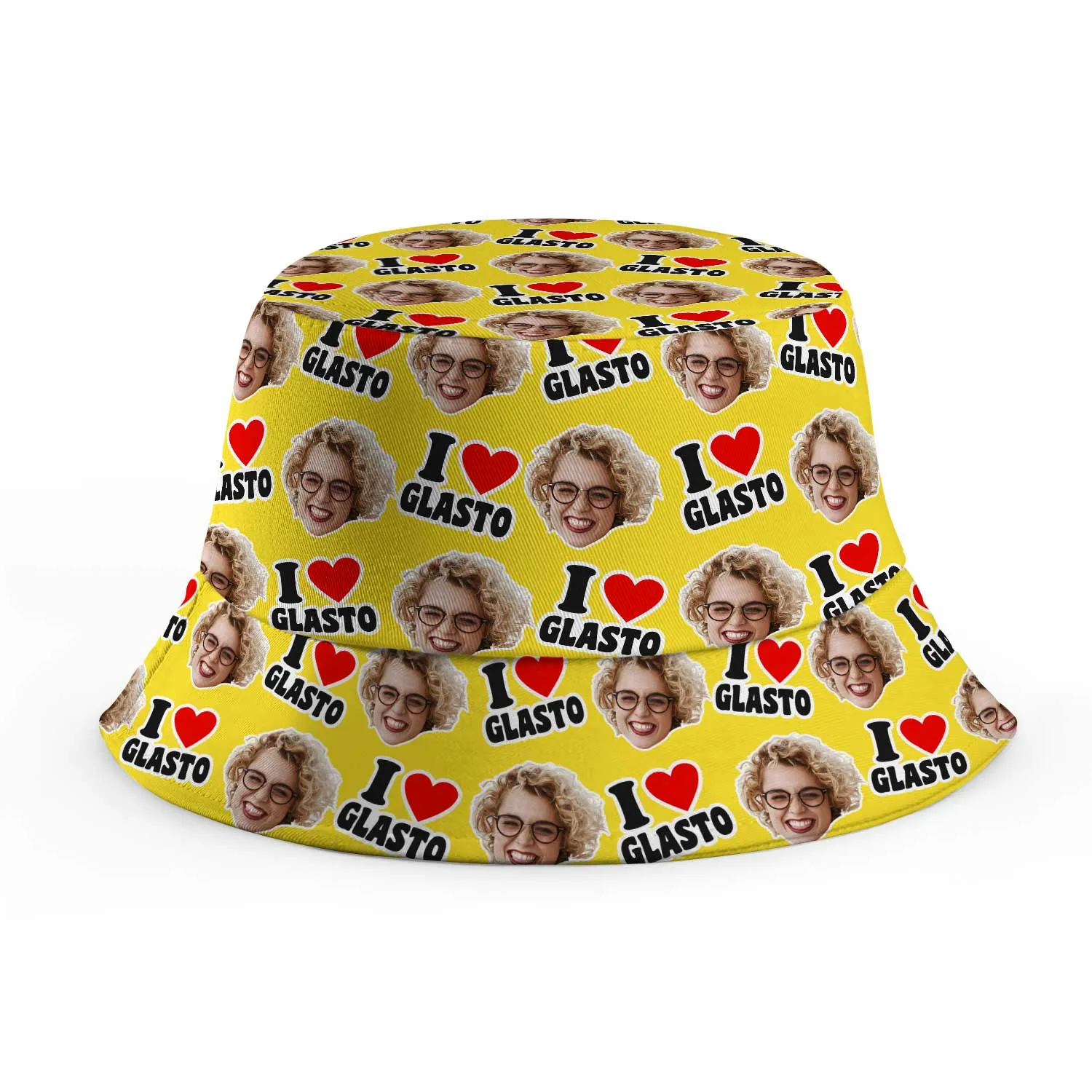 I Love Glastonbury Custom Bucket Hat sold by Super Socks product image thumbnail 3